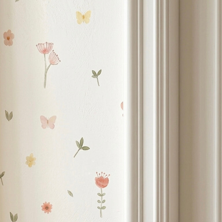 Spring Floral Wallpaper for Kids | Magical Design