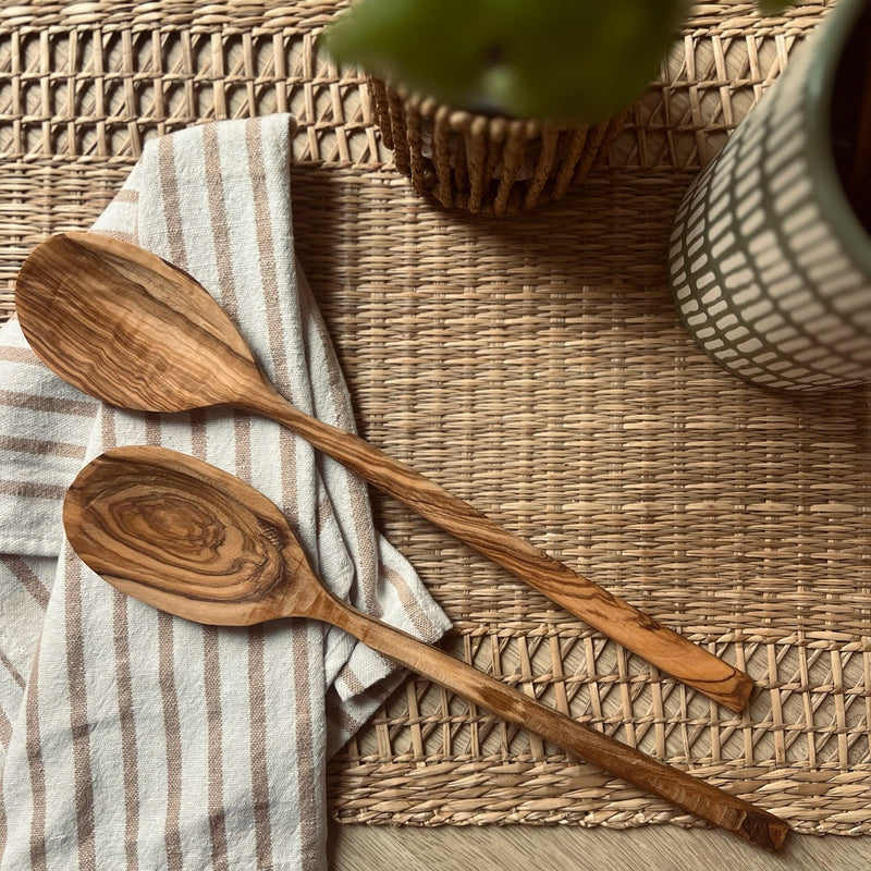 Cuchara de Madera de OlivoHome & Garden > Kitchen & Dining > Kitchen Tools & Utensils > Slotted Spoons