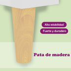Mesa de centro 2 uds madera ingeniería blanco brillo 50x50x40cm