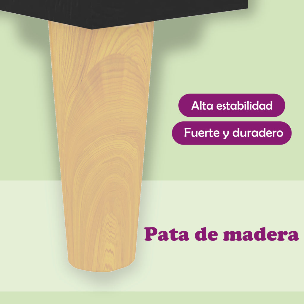 Aparador de madera de ingeniería negro 70x31x115 cm