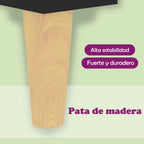 Aparador de madera de ingeniería negro 70x31x115 cm