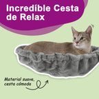 Rascador para gatos con postes de sisal gris claro 104 cm