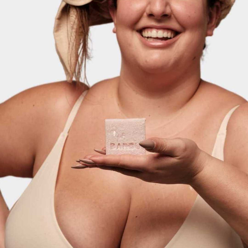 Jabón de ducha sólido aroma floral natural para piel