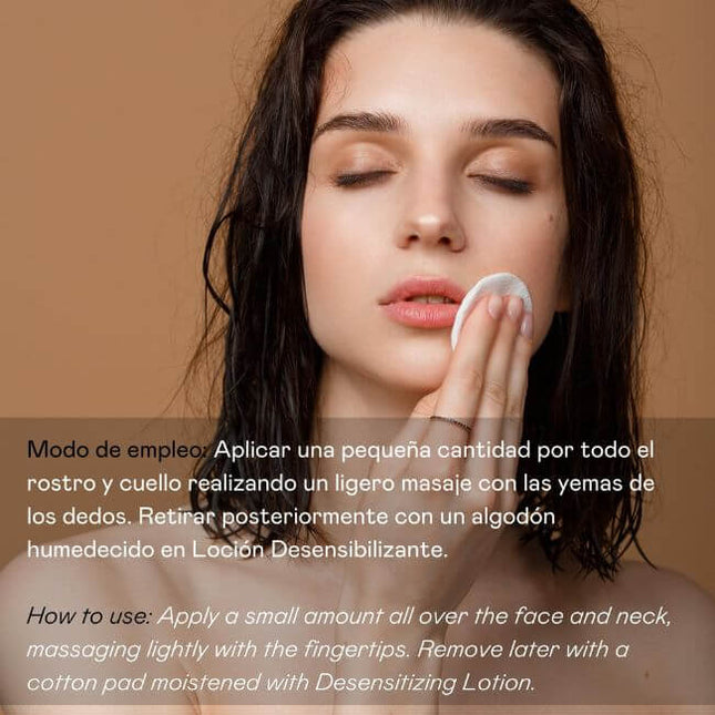 Leche limpiadora facial desensibilizante para piel sensible 250 ml