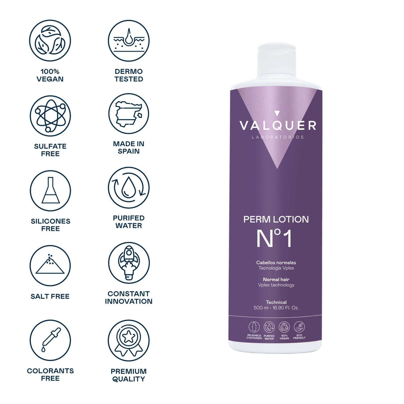 Líquido para permanente profesional vegano | peluquería