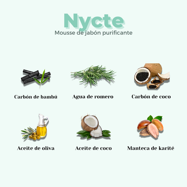 Mousse facial eco para piel mixta y grasa | limpieza suave