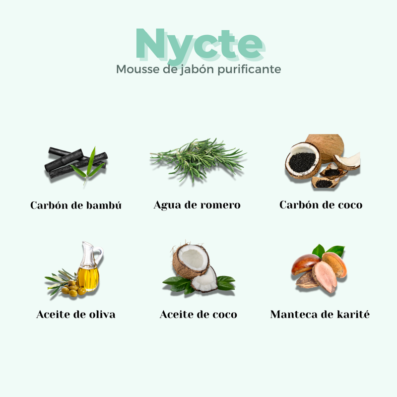 Mousse facial eco para piel mixta y grasa | limpieza suave