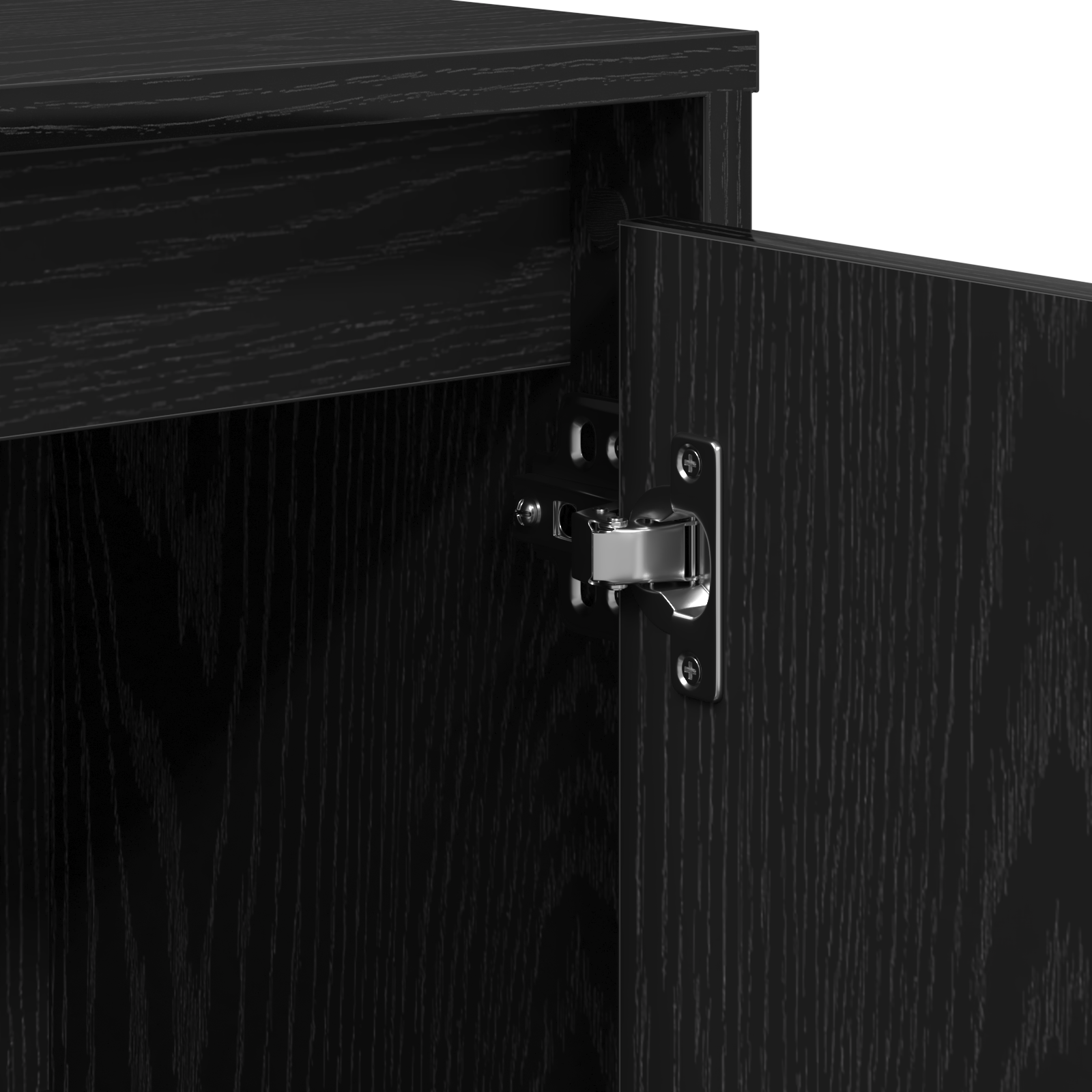 Aparador Negro 102 x 29.5 x 75 cm Madera de ingeniería