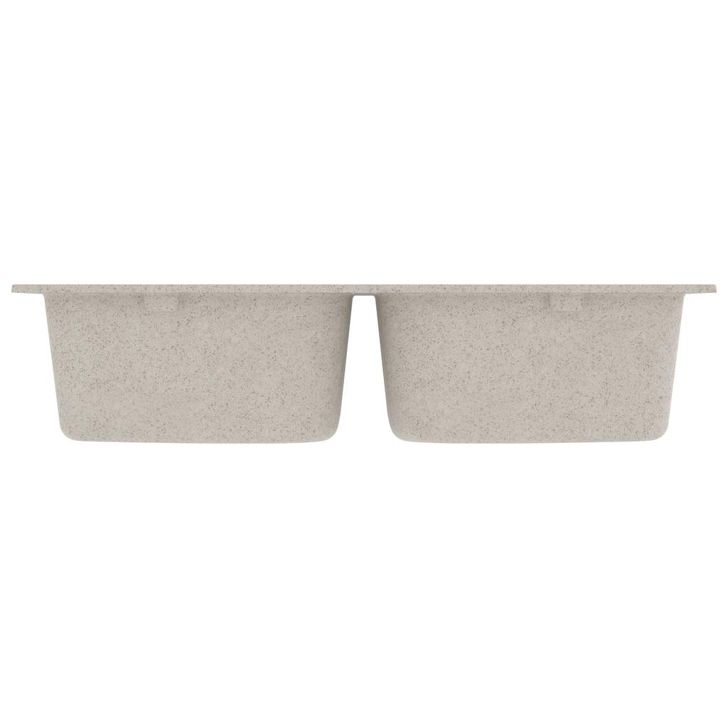 Fregadero de cocina Beige 76 x 48 x 30 cm Cuarzo y resina