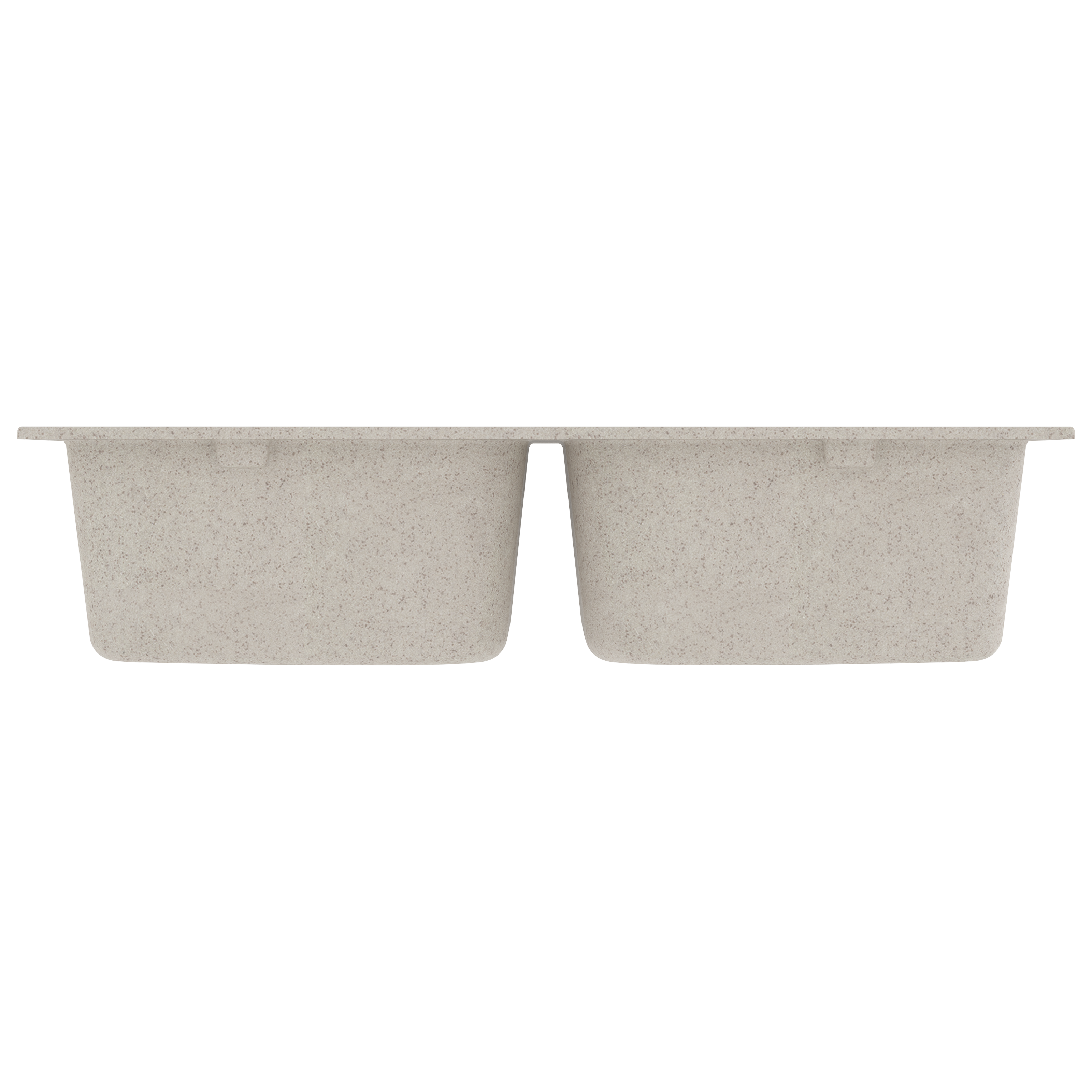 Fregadero de cocina Beige 76 x 48 x 30 cm Cuarzo y resina