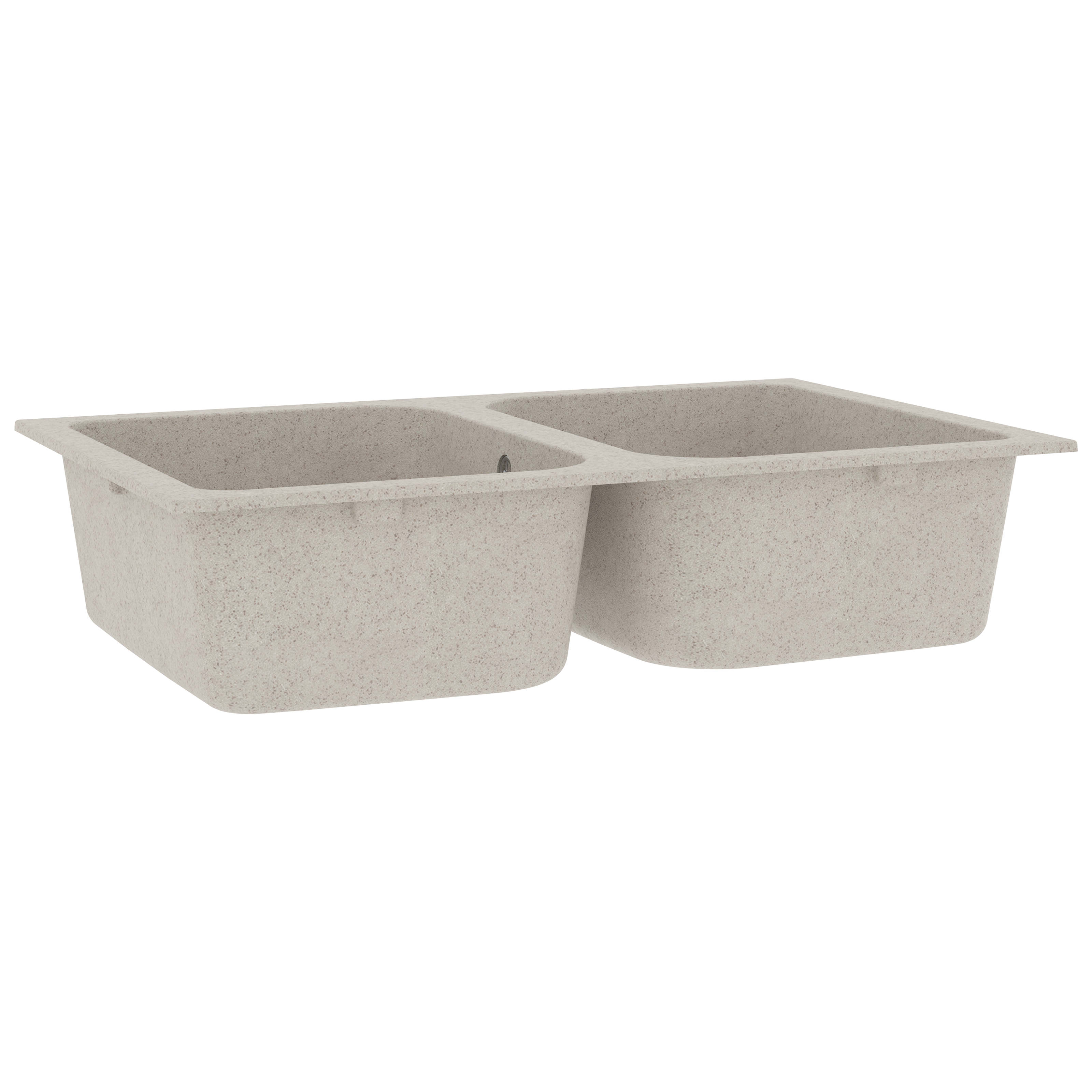 Fregadero de cocina Beige 76 x 48 x 30 cm Cuarzo y resina