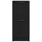 Aparador 3 pcs Roble Negro Madera de ingeniería