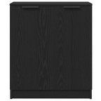 Aparador 3 pcs Roble Negro Madera de ingeniería