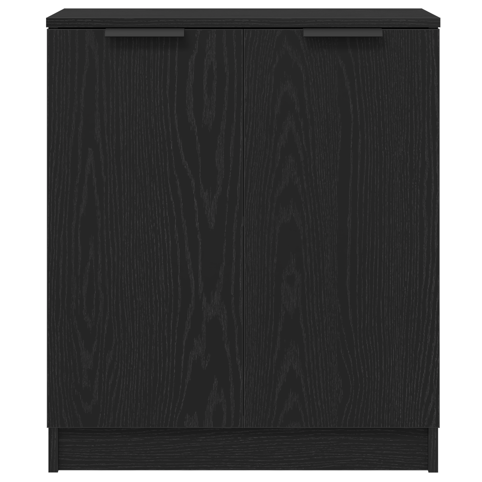 Aparador 3 pcs Roble Negro Madera de ingeniería