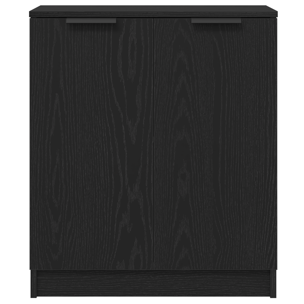 Aparador con cajón 3 pcs Roble Negro 180 x 30 x 70 cm