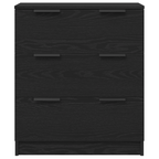 Aparador con cajón 3 pcs Roble Negro 180 x 30 x 70 cm