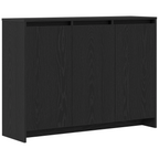 Aparador Negro 102 x 29.5 x 75 cm Madera de ingeniería