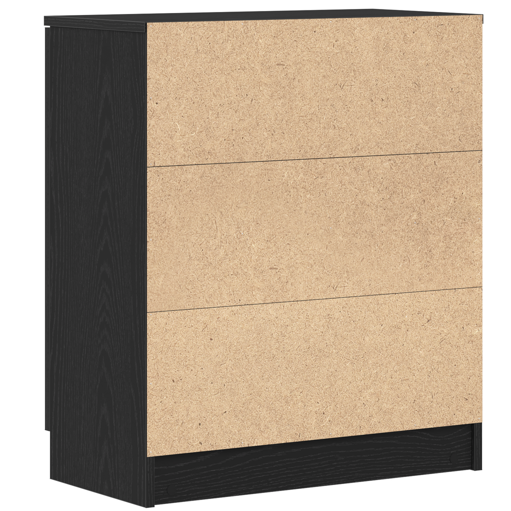 Aparador Roble Negro 60 x 30 x 70 cm Madera de ingeniería