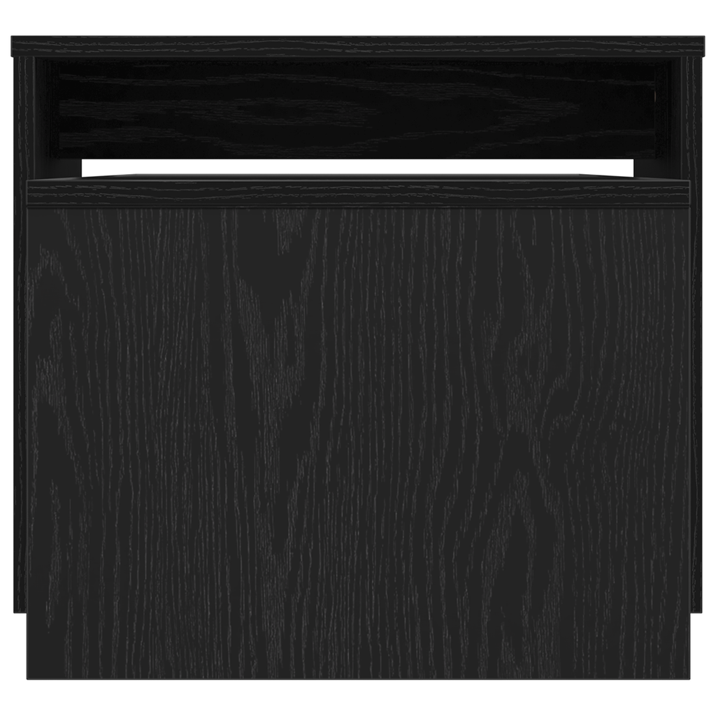 Mesas Nido Roble Negro 100 x 48 x 40 cm Madera de ingeniería