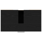 Gabinete de Baño con estante Roble Negro 60 x 32 x 54 cm