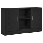 Vitrina Roble Negro 120 x 30,5 x 70 cm Madera contrachapada