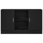 Vitrina Roble Negro 120 x 30,5 x 70 cm Madera contrachapada