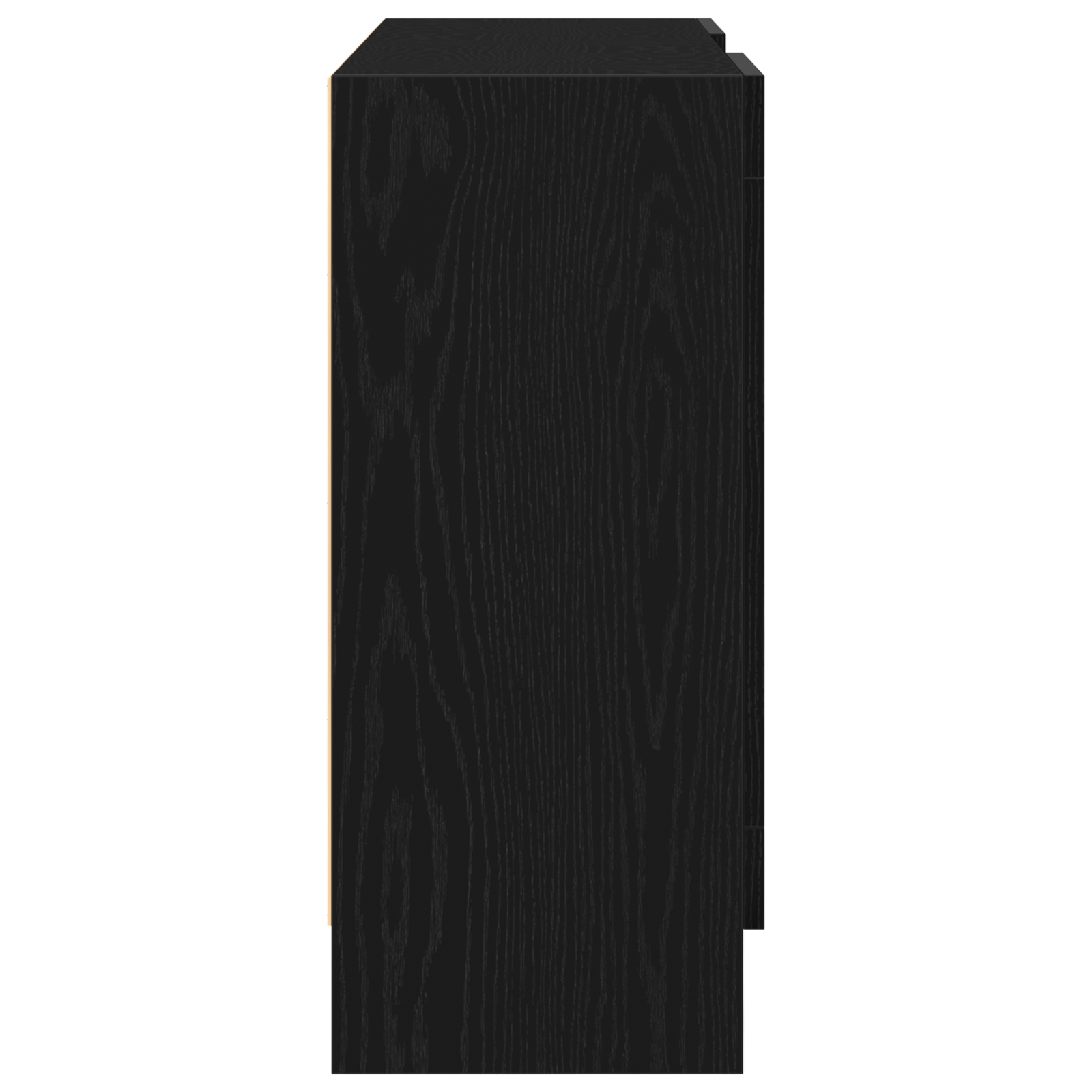Vitrina Roble Negro 120 x 30,5 x 70 cm Madera contrachapada