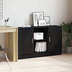 Vitrina Roble Negro 120 x 30,5 x 70 cm Madera contrachapada