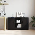 Vitrina Roble Negro 120 x 30,5 x 70 cm Madera contrachapada