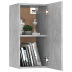 | Mueble para TV de Pared | 2 pcs Gris hormigón 30.5 x 30 x 60 cm