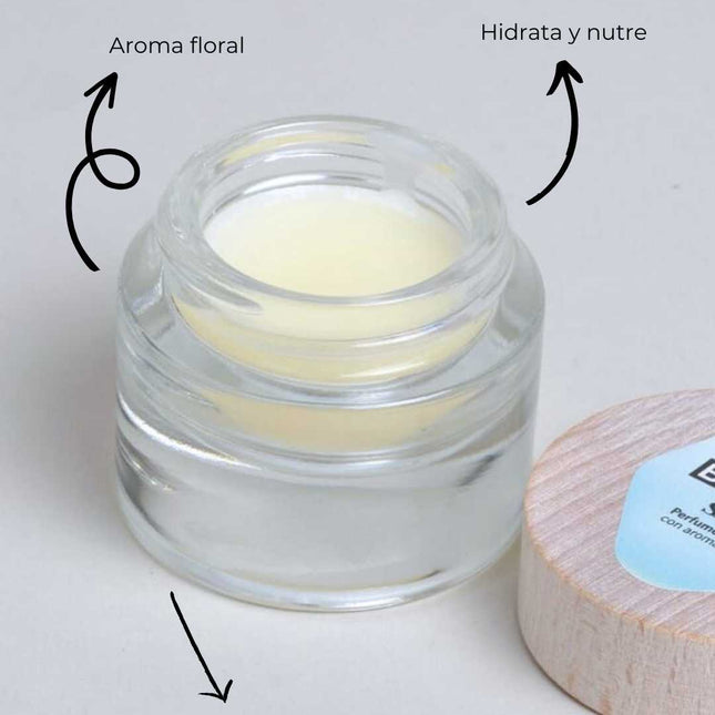 Perfume sólido eco floral cítrico afrutado naranja sanguina