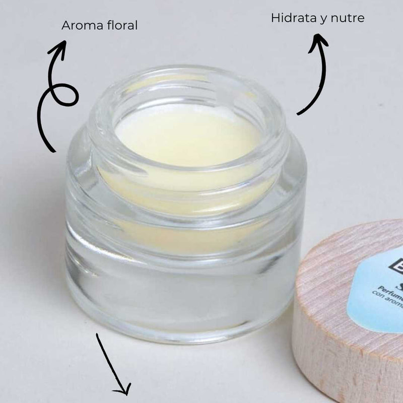 Perfume sólido eco floral cítrico afrutado naranja sanguina