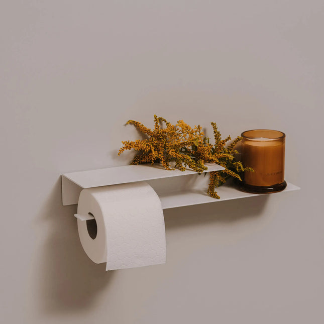 Portarrollos Berno – accesorios baño moderno con estante