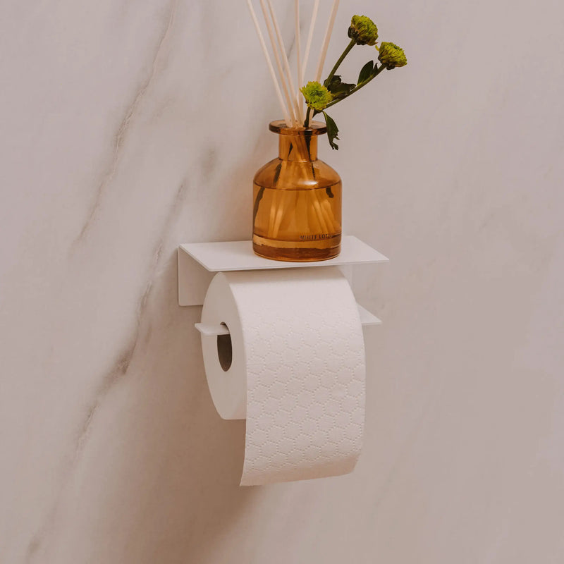 Portarrollos Berno – accesorios baño moderno con estante