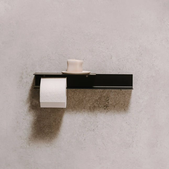 Portarrollos Berno – accesorios baño moderno con estante