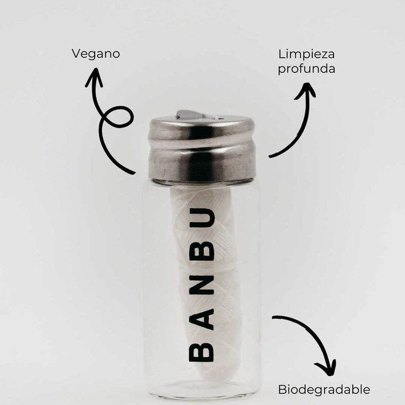 Hilo dental vegano biodegradable para higiene diaria | 30 m