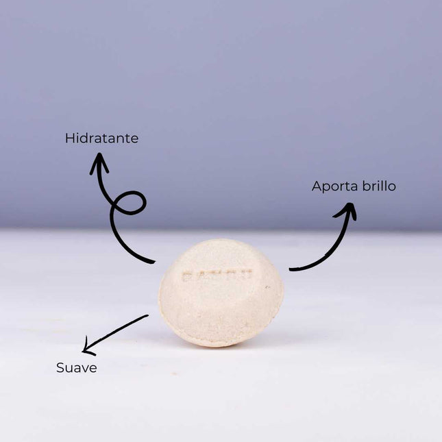 Champú sólido hidratante para pelo normal y seco suave