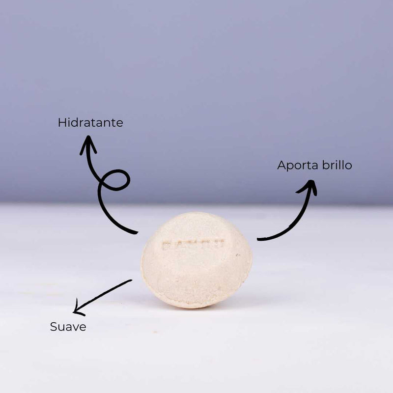 Champú sólido hidratante para pelo normal y seco suave