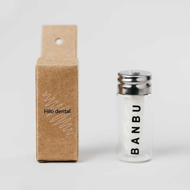 Hilo dental vegano biodegradable para higiene diaria | 30 m
