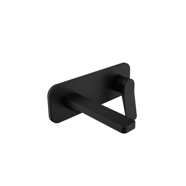 Grifo monomando empotrado para lavabo negro mate cerámico | 3_BP