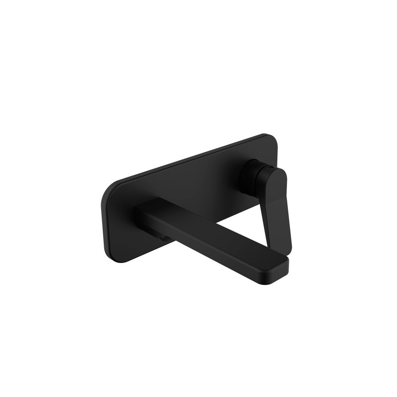 Grifo monomando empotrado para lavabo negro mate cerámico | 3_BP