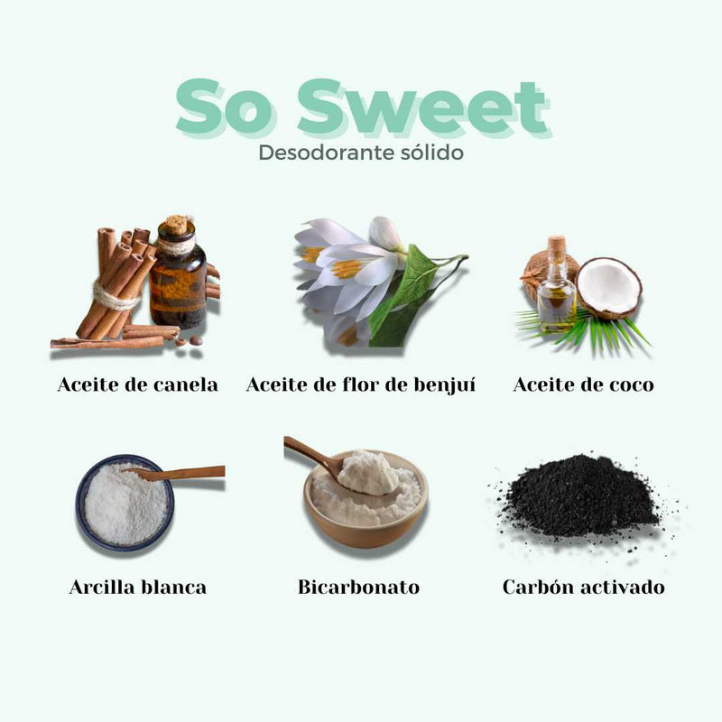 Desodorante crema natural aroma dulce para uso diario
