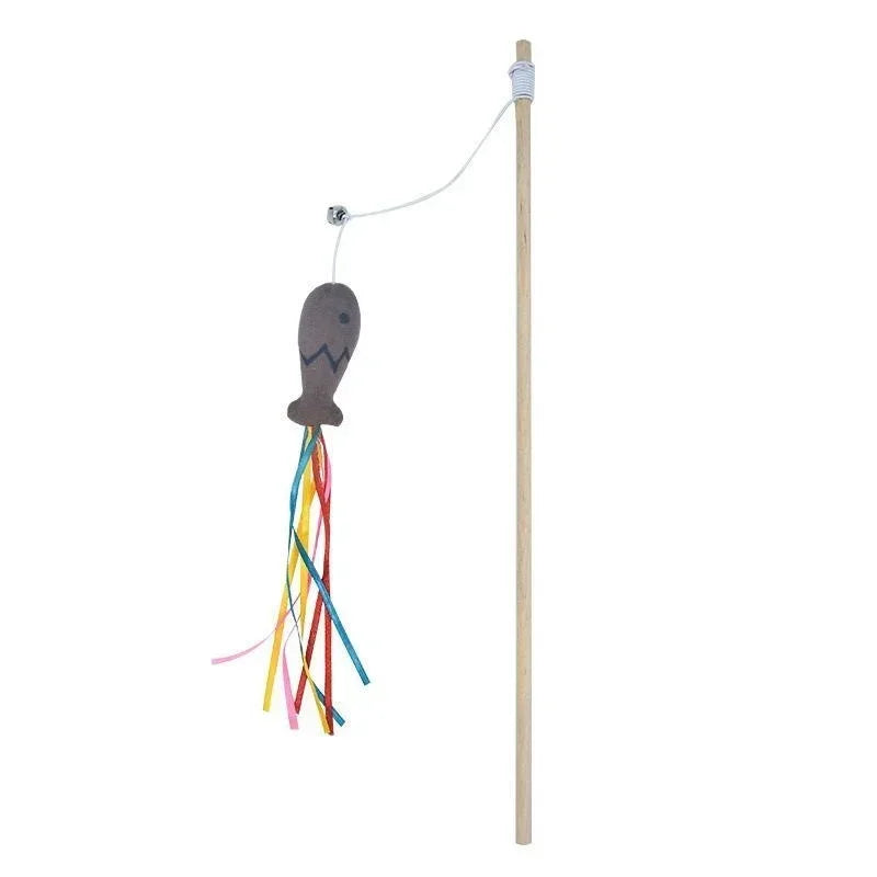 Varita con cuerda elástica con cascabelJuguetesAnimals & Pet Supplies > Pet Supplies > Cat Supplies > Cat Toys > Wands