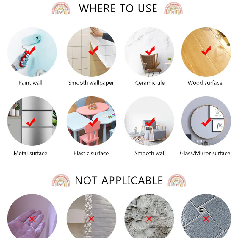 Pegatinas de pared de mapa del mundo grande con dibujos de animalesAdhesivos