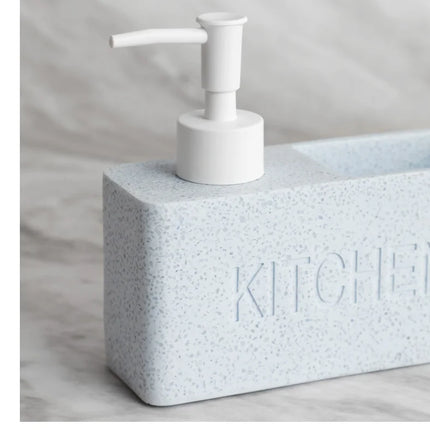 Hand soap dispenser with sponge holder