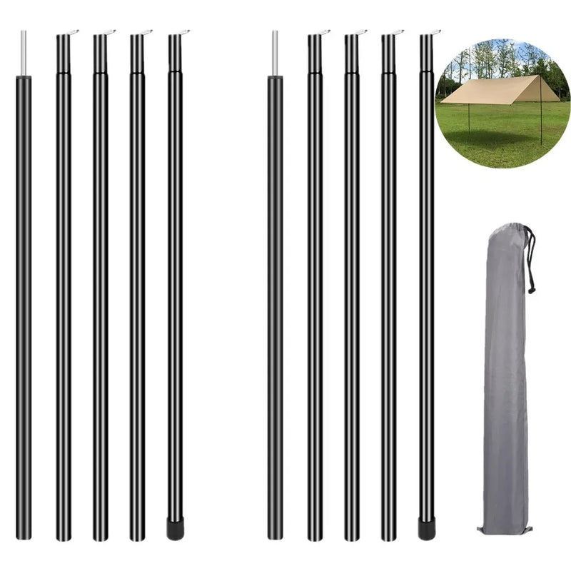 Postes telescópicos para tienda con varillas ajustablesPostesSporting Goods > Outdoor Recreation > Camping & Hiking > Tent Accessories > Tent Poles & Stakes > Tent Poles