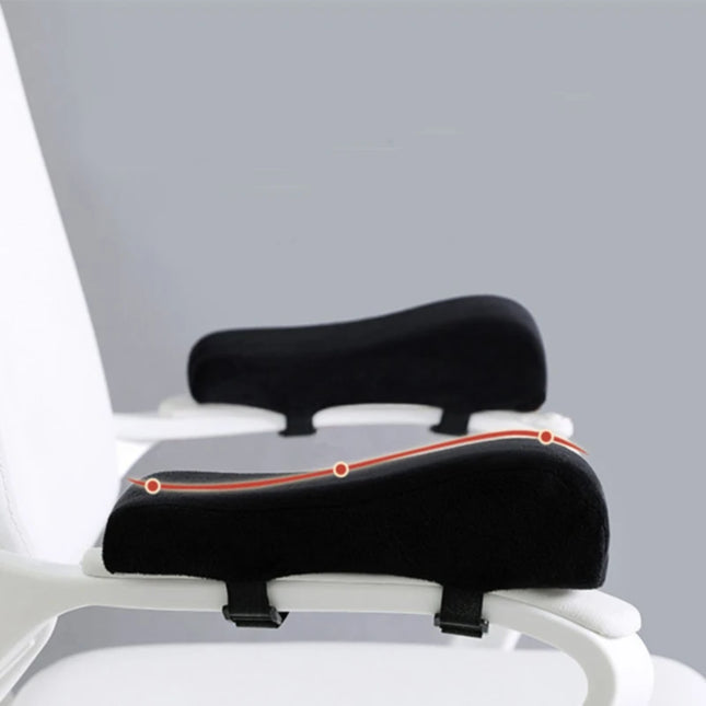 Memory foam chair armrest pad