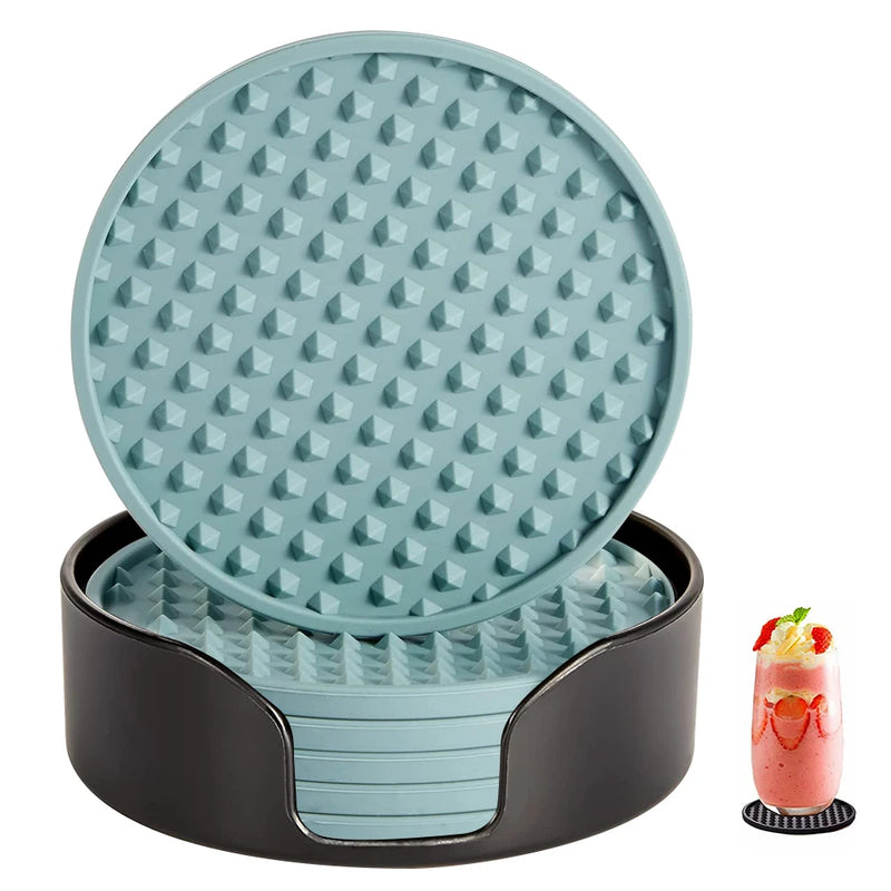 Set posavasos de silicona con soporte, 6 unidadesPosavasosHome & Garden > Kitchen & Dining > Barware > Coasters