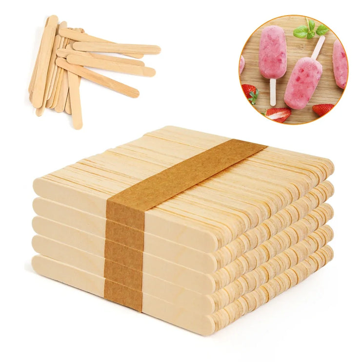 Palitos de madera para paletas de helado 93mm