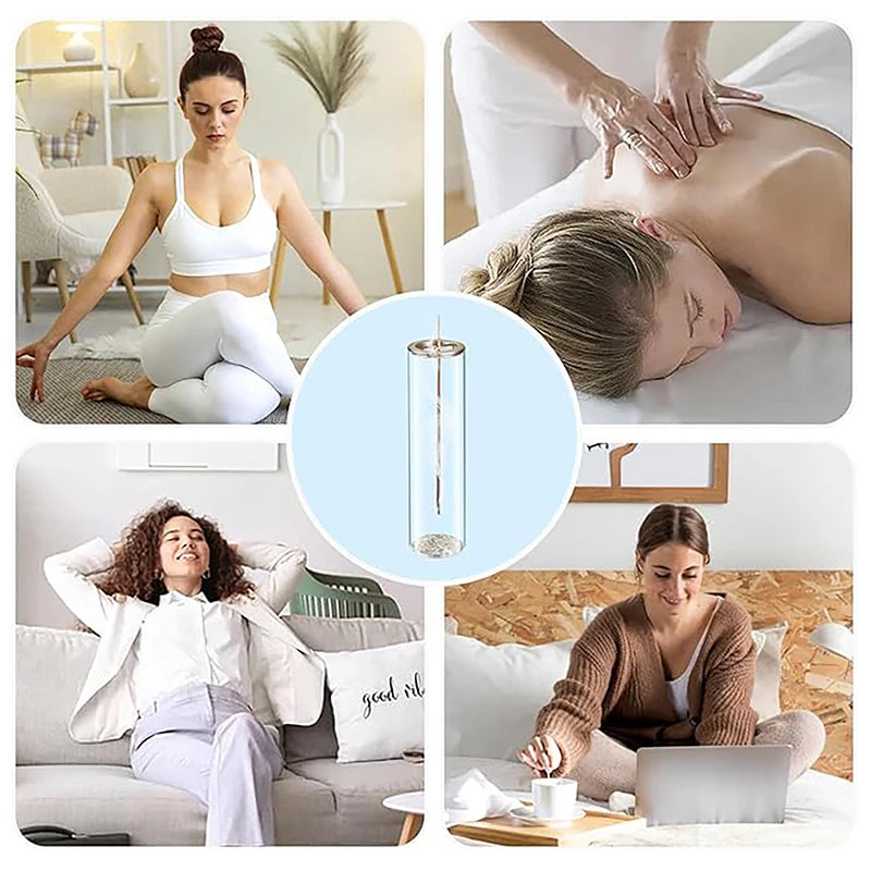 Quemador de incienso moderno de vidrio con recogecenizasAmbientadoresHome & Garden > Decor > Home Fragrance Accessories > Incense Holders